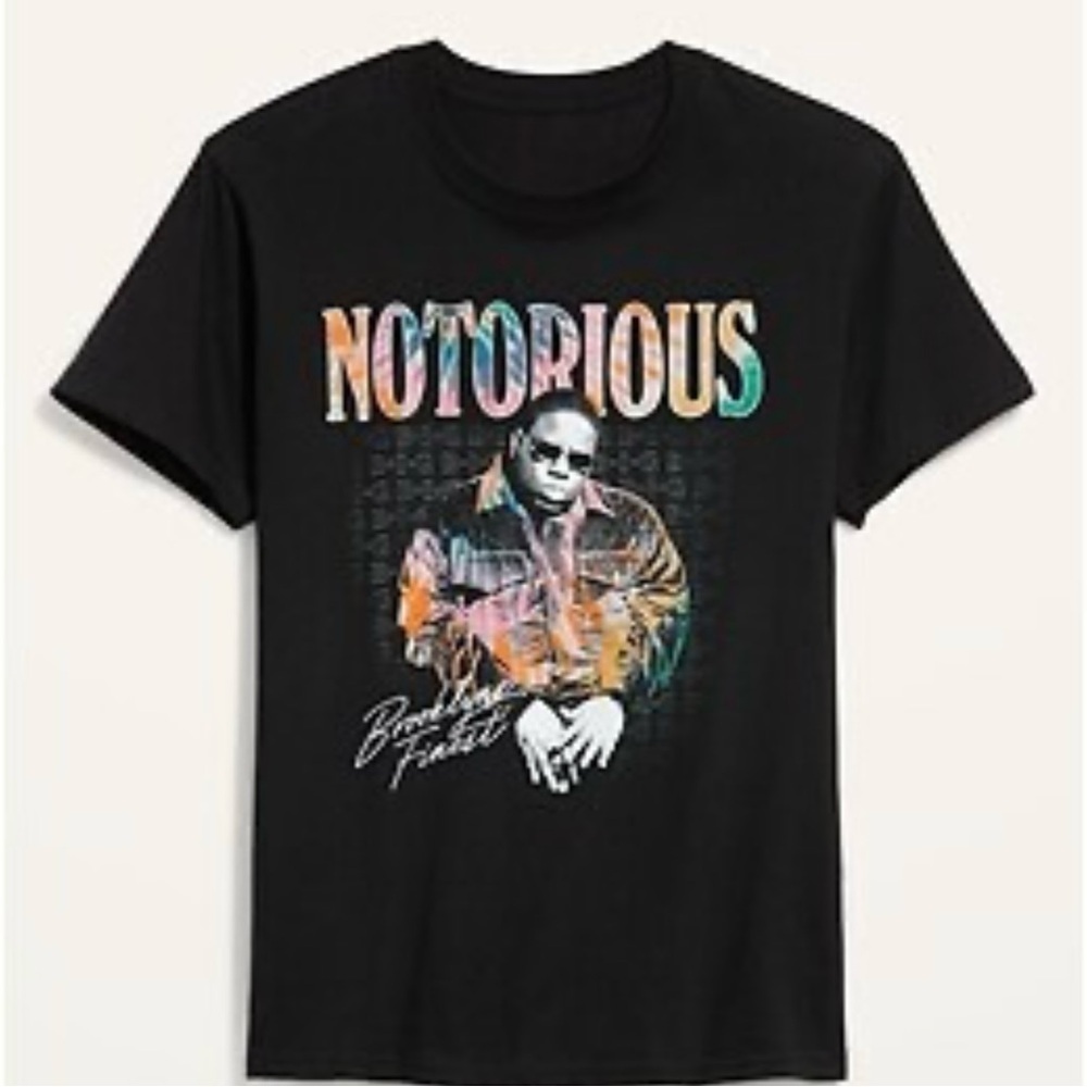 The Notorious B.I.G. Brooklyn's Finest T Shirt Size M~Black~Graphic~Rapper